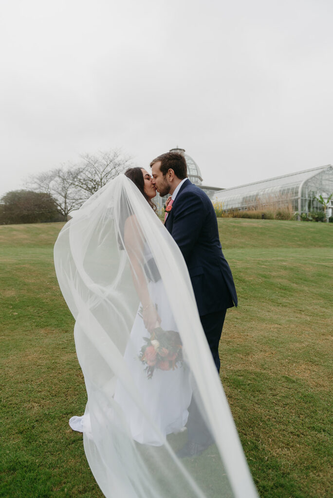 dreamy Lewis Ginter Botanical Garden Elopement