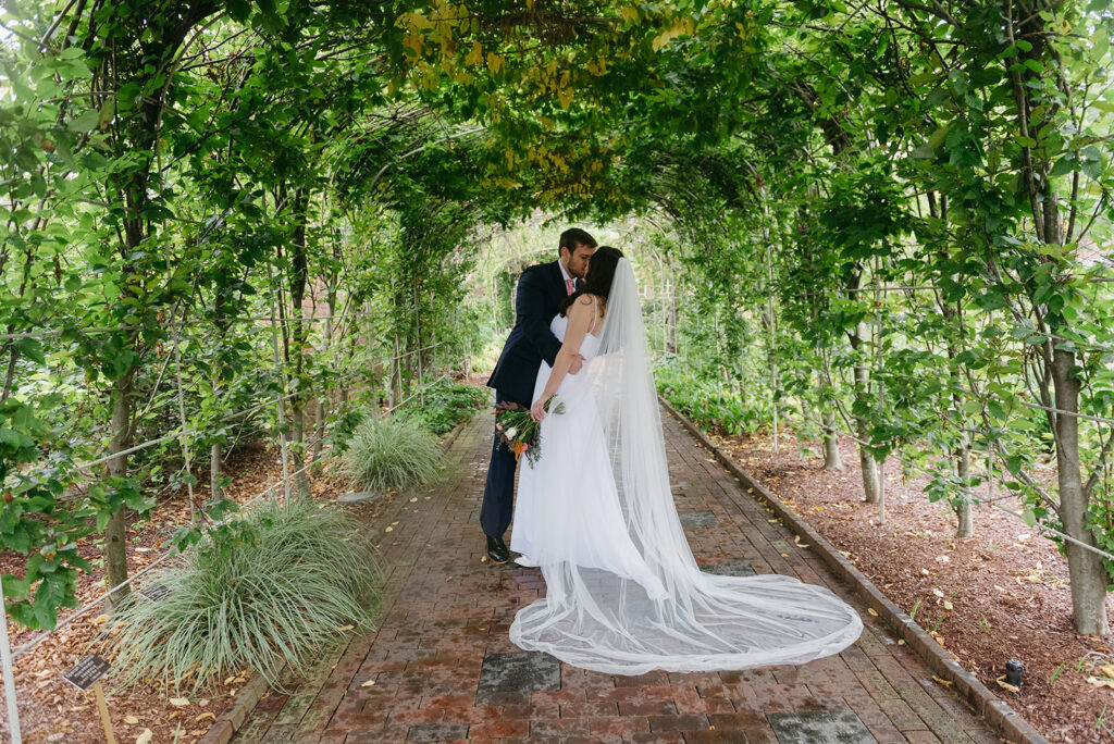 dreamy Lewis Ginter Botanical Garden Elopement